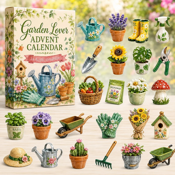 Garden Lover Advent Calendar 2026 - 24-Day Countdown, Acrylic Charms Every Day Bring New Suprises