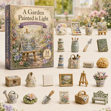 Garden Painter Advent Calendar 2026 - 24-Day Countdown, Acrylic Charms Every Day Bring New Suprises