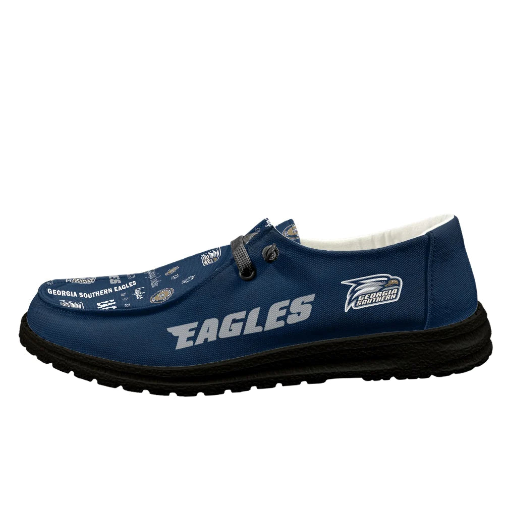 Georgia Southern Eagles Loafers - Inspired By Hey Dude Shoes Style