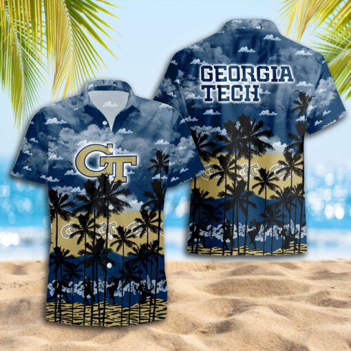 Georgia Tech Yellow Jackets Hawaiian Shirt Trending Summer.