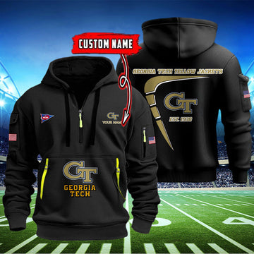 Georgia Tech Yellow Jackets Quarter Zip Hoodie