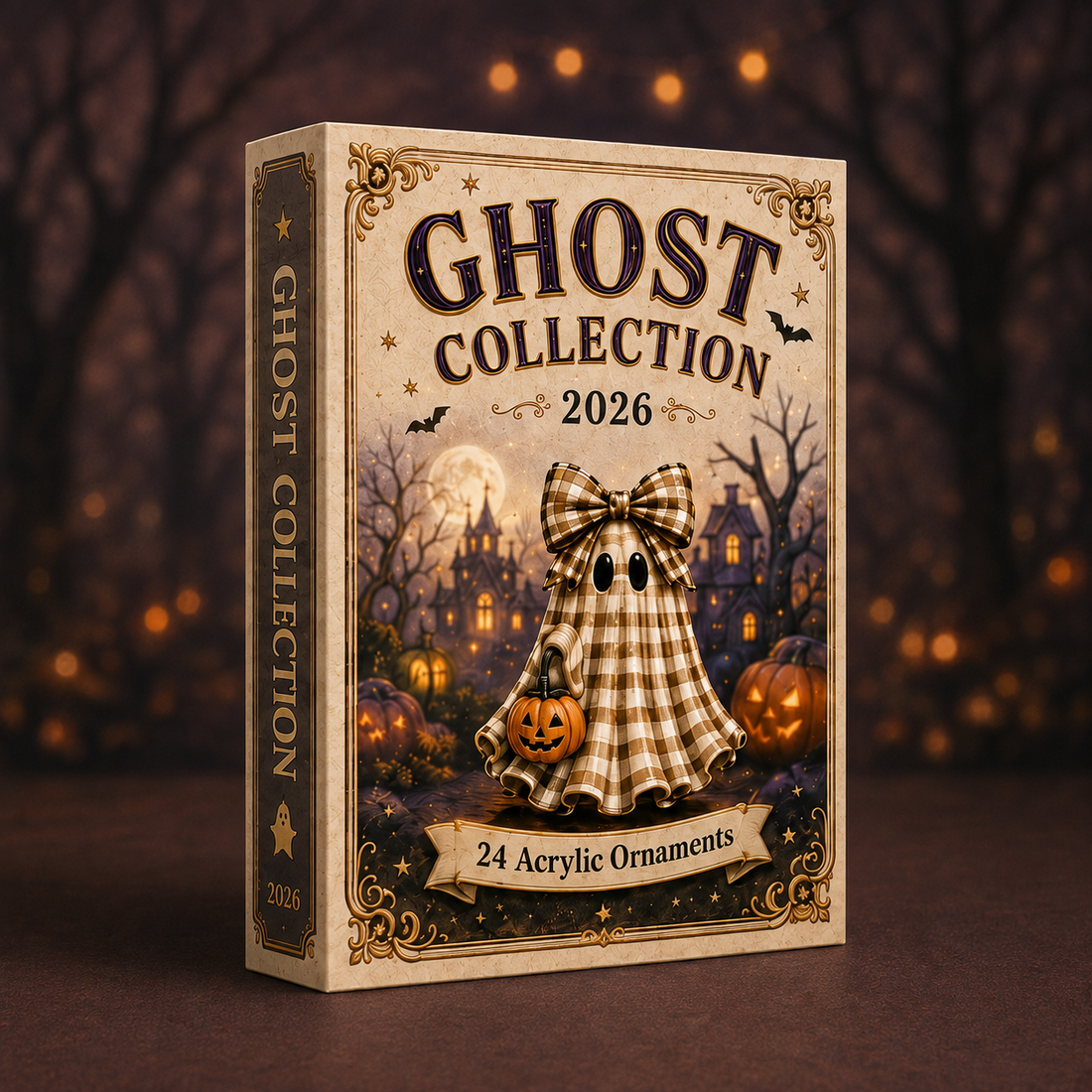 Ghost Collection Advent Calendar 2026 24 Day Festive Countdown Acrylic Charms Blind Box Gift For Family Friends
