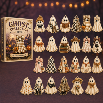 Ghost Collection Advent Calendar 2026 24 Day Festive Countdown Acrylic Charms Blind Box Gift For Family Friends