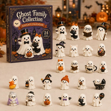 Ghost Family Advent Calendar 2026 - 24-Day Countdown, Acrylic Charms Every Day Bring New Suprises