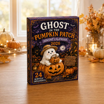 Ghost in the Pumpkin Patch Advent Calendar 2026 - 24-Day Festive Countdown, Acrylic Charms Blind Box - Gift For Family & Friends79