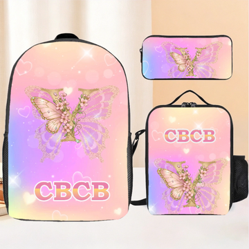 Gleaming Butterfly Custom Backpack - Gift For Back-To-School Season