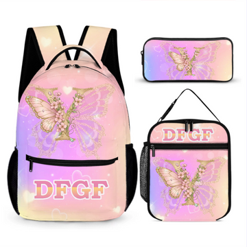 Gleaming Butterfly Custom Backpack - Gift For Back-To-School Season