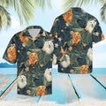Golden Retriever Tropical Plant Hawaiian Shirt, Gift for dog lovers