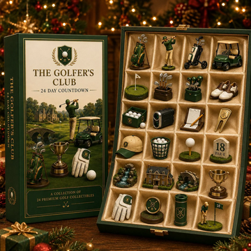 Golf 24-Day Advent Calendar 2026 - 24-Day Countdown, Acrylic Charms Every Day Bring New Suprises