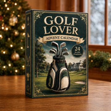 Golf Lover Advent Calendar 2026 24 Day Festive Countdown Acrylic Charms Blind Box Gift For Sports Lovers