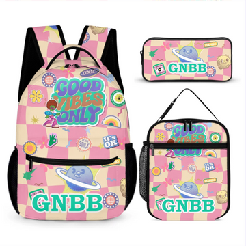 Good Vibes Only-Personalized Name Customized Backpacks-Gift for Kids to Start the School Season