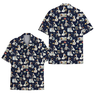Goose Science Teacher Hawaiian Shirts Men Women, Goose Lover Hawaiian Shirt HE0172