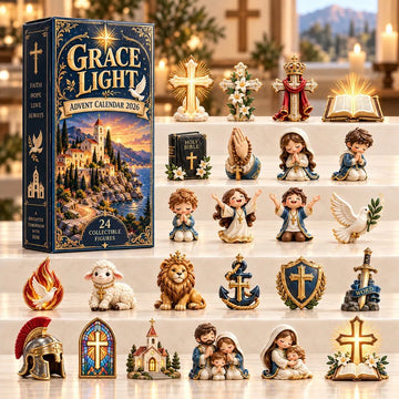 Grace Light Advent Calendar 2026 - 24-Day Countdown, Acrylic Charms
