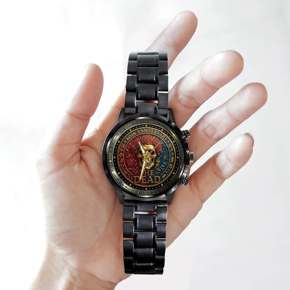 Grateful Dead Black Stainless Steel Watch – NGHIAVT5213