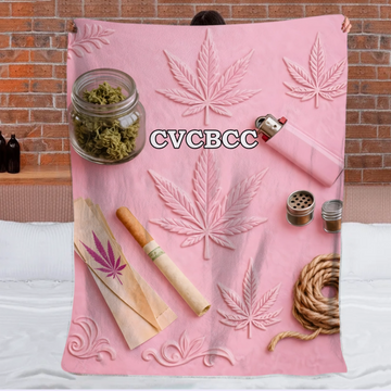 Green Magic Leaf Customized Blanket - Personalized Name – Gift For HimHer