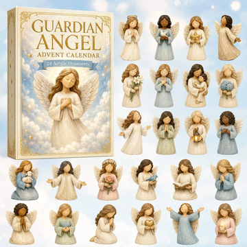 Guardian Angel Advent Calendar 2026 - 24-Day Countdown, Acrylic Charms Every Day Bring New Suprises