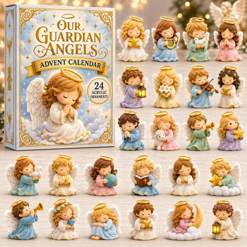 Guardian Angels Advent Calendar 2026 - 24-Day Countdown, Acrylic Charms Every Day Bring New Suprises