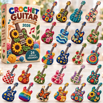 Guitar Melody Dreams Advent Calendar 2026 - 24-Day Countdown, Acrylic Charms