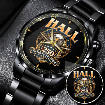 HALL 250th-1 Personalized Watch, 250 Years Of Freedom 1776-2026