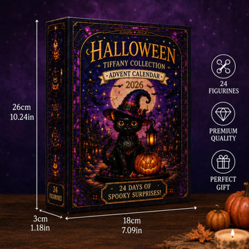 Halloween Advent Calendar 24 Day Countdown Box Mystery Box Acrylic Figurines Halloween Decor Spooky Collectible Blind Box Halloween Gift