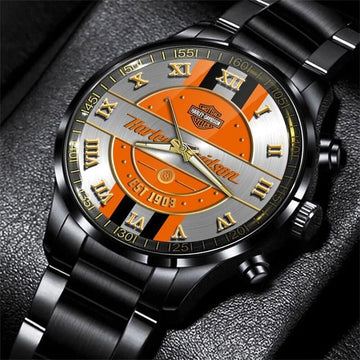 Harley-Davidson L.OG.O Men's Stainless Metal Watch