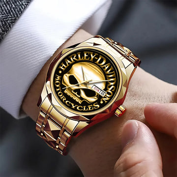 Harley Davidson Alloy Luxury Quartz Watch – GNE 3904