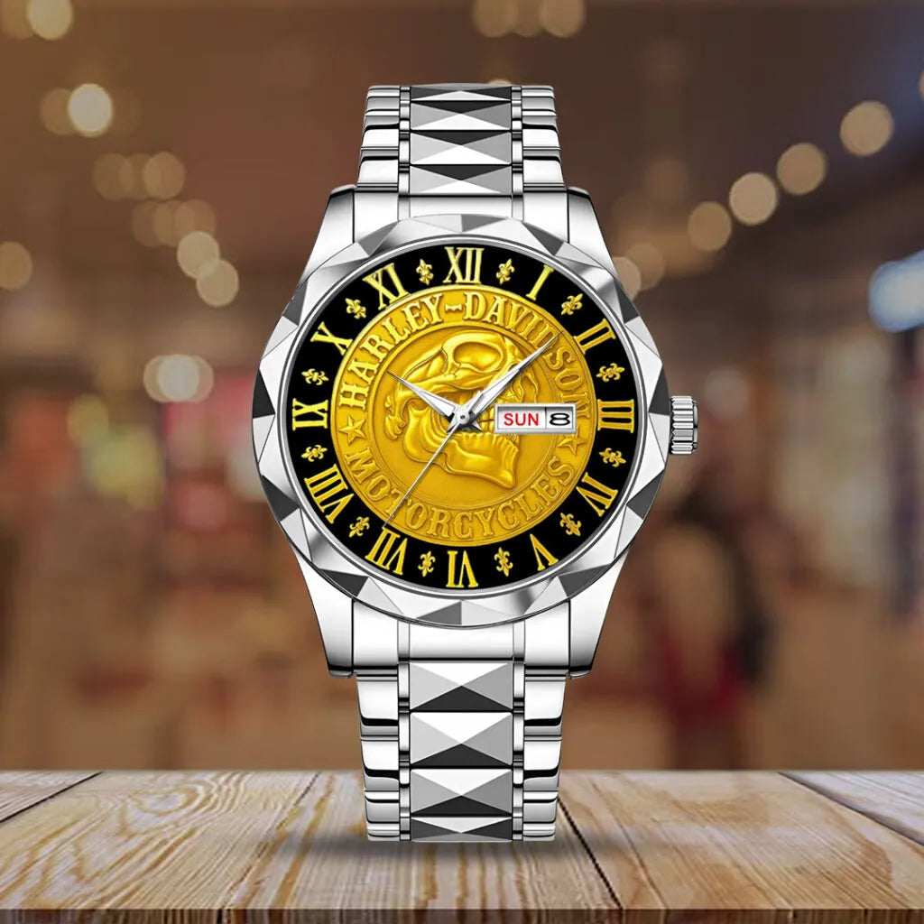 Harley Davidson Alloy Luxury Quartz Watch – NGHIAVT5249