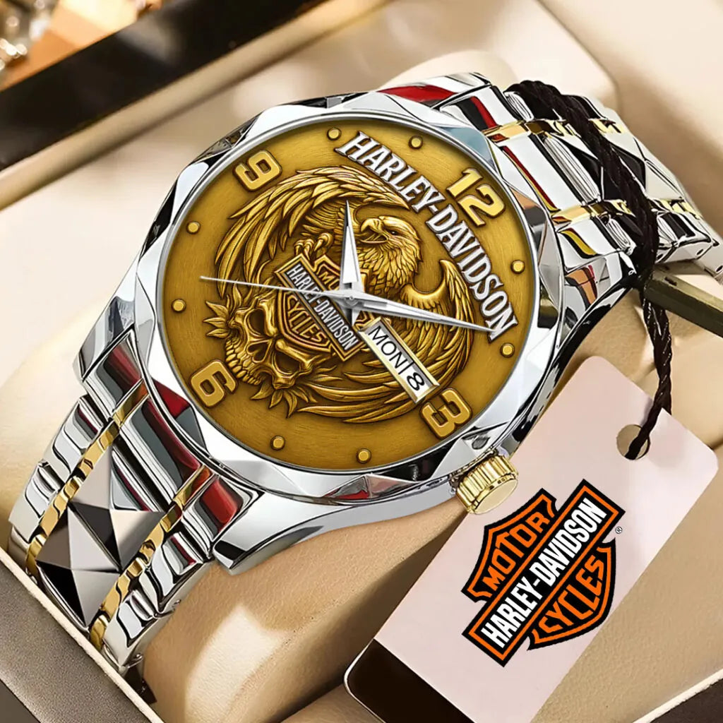 Harley Davidson Alloy Luxury Quartz Watch – NGHIAVT5250