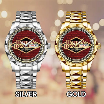 Harley Davidson Alloy Luxury Quartz Watch – TANTN 13777