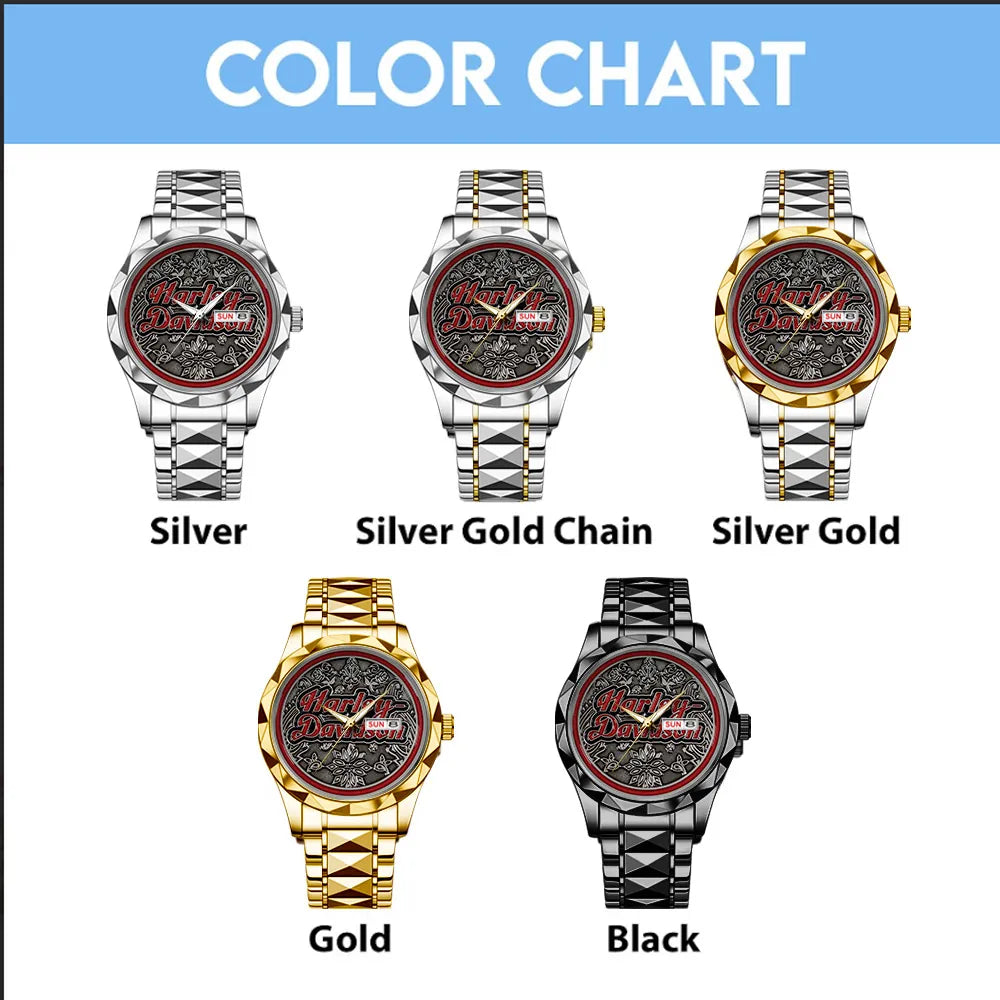 Harley Davidson Alloy Luxury Quartz Watch – TANTN 13936