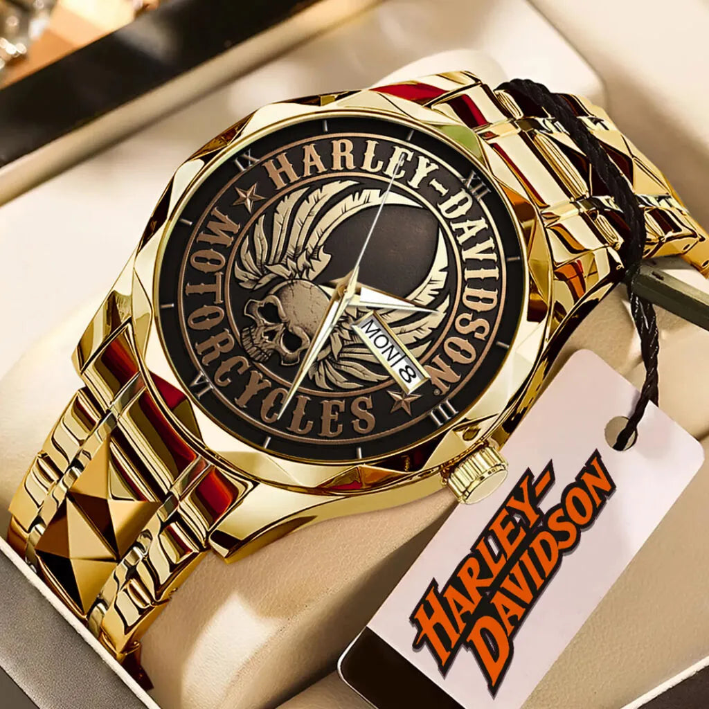 Harley Davidson Alloy Luxury Quartz Watch – TMTHU1159