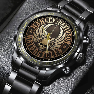 Harley Davidson Black Stainless Steel Watch – NGHIAVT5246