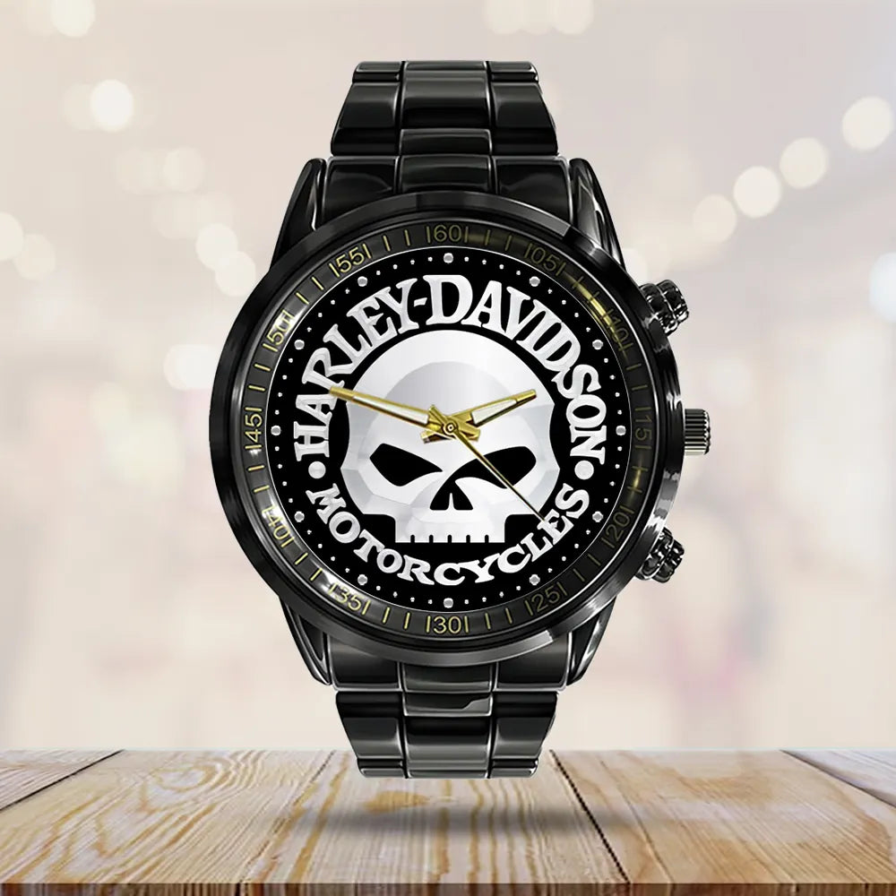 Harley Davidson Black Stainless Steel Watch – NGHIAVT5247