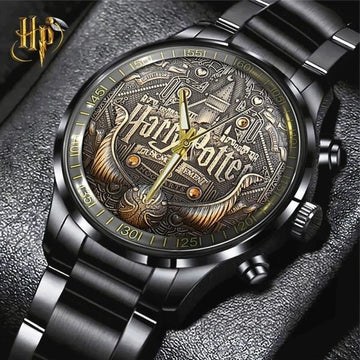 Harry Potter Black Stainless Steel Watch For Fans