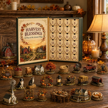 Harvest Blessings Advent Calendar 2026 - 24-Day Countdown, Acrylic Charms Every Day Bring New Suprises