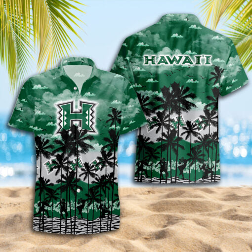 Hawaii Rainbow Warriors Hawaiian Shirt Trending Summer.