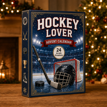 Hockey Lover Advent Calendar 2026 24 Day Festive Countdown Acrylic Charms Blind Box Gift For Sports Lovers