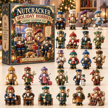 Holiday Nutcracker advent calendar 2026 - 24-Day Countdown, Acrylic Charms