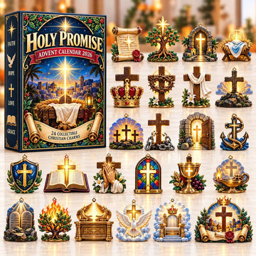 Holy Promise advent calendar 2026 - 24-Day Countdown, Acrylic Charms
