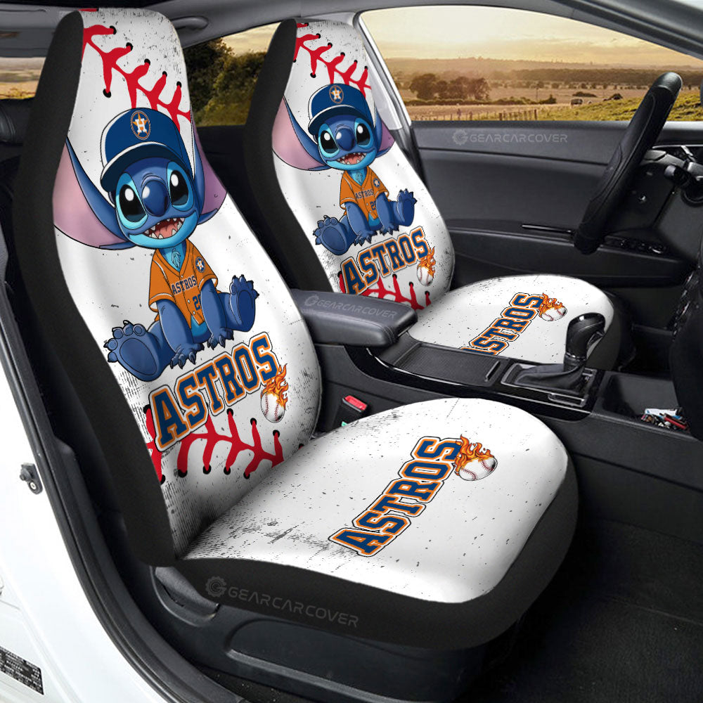 Houston Astros Car Seat Covers Stitch Theme Collection