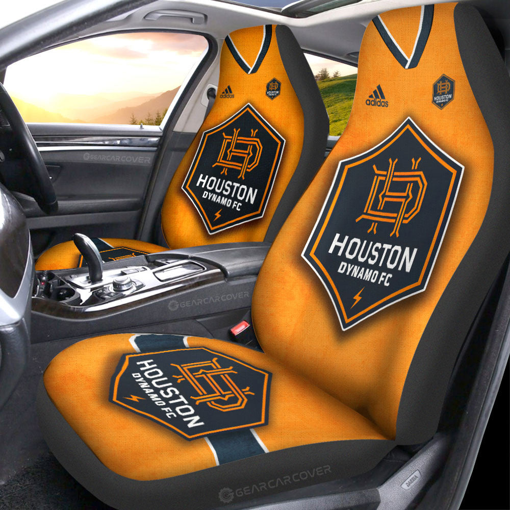 Houston Dynamo FC Car Seat Covers Custom Car Accessories For Fans
