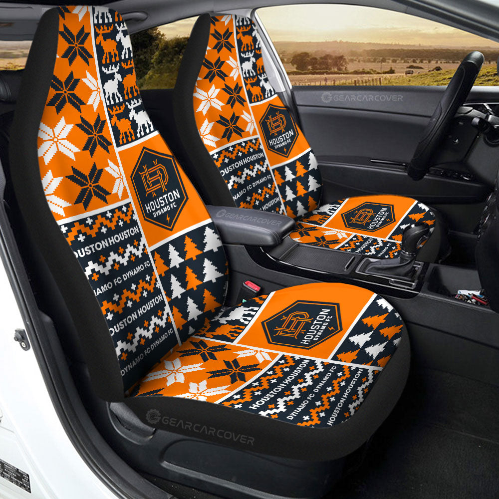 Houston Dynamo FC Car Seat Covers Custom Ugly Style Car Accessories