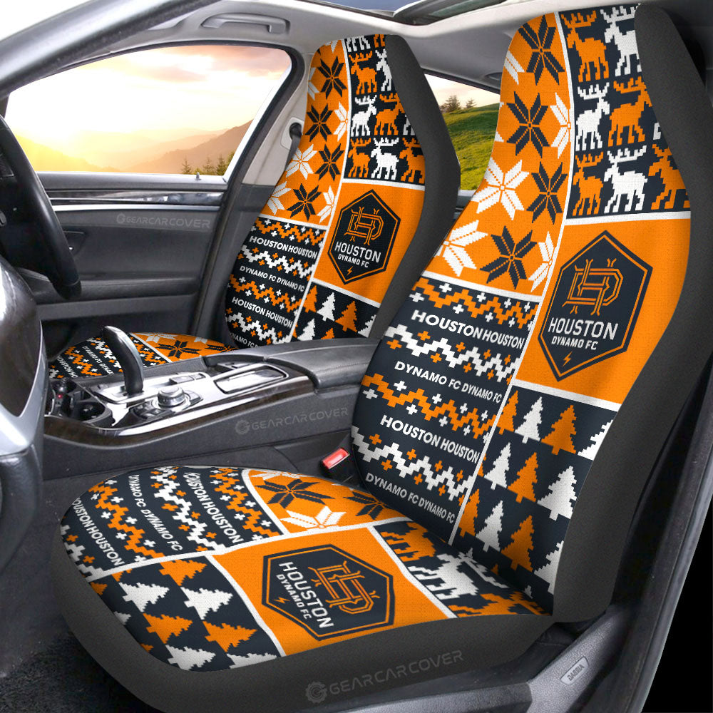Houston Dynamo FC Car Seat Covers Custom Ugly Style Car Accessories