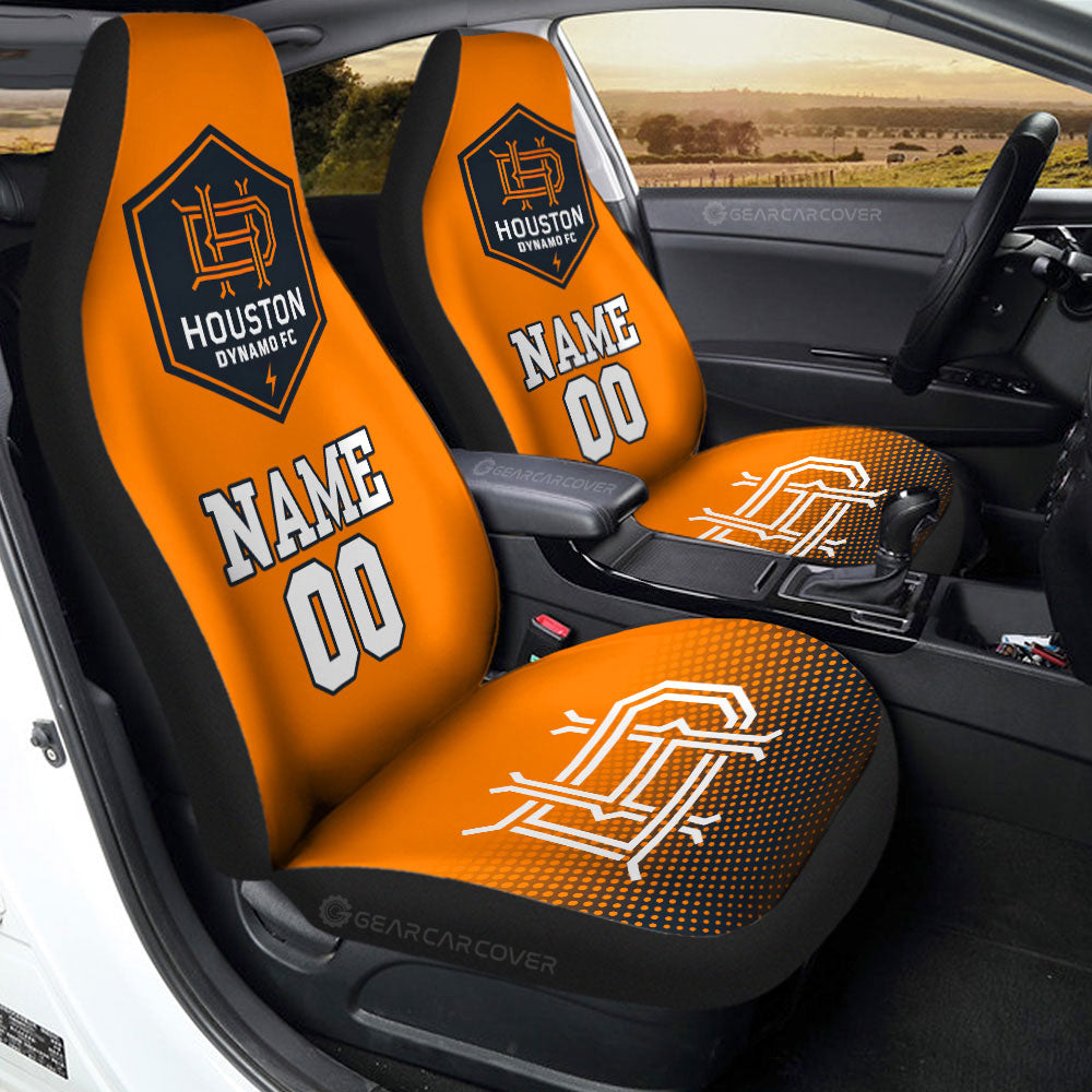 Houston Dynamo FC Car Seat Covers Sporty Team Collection