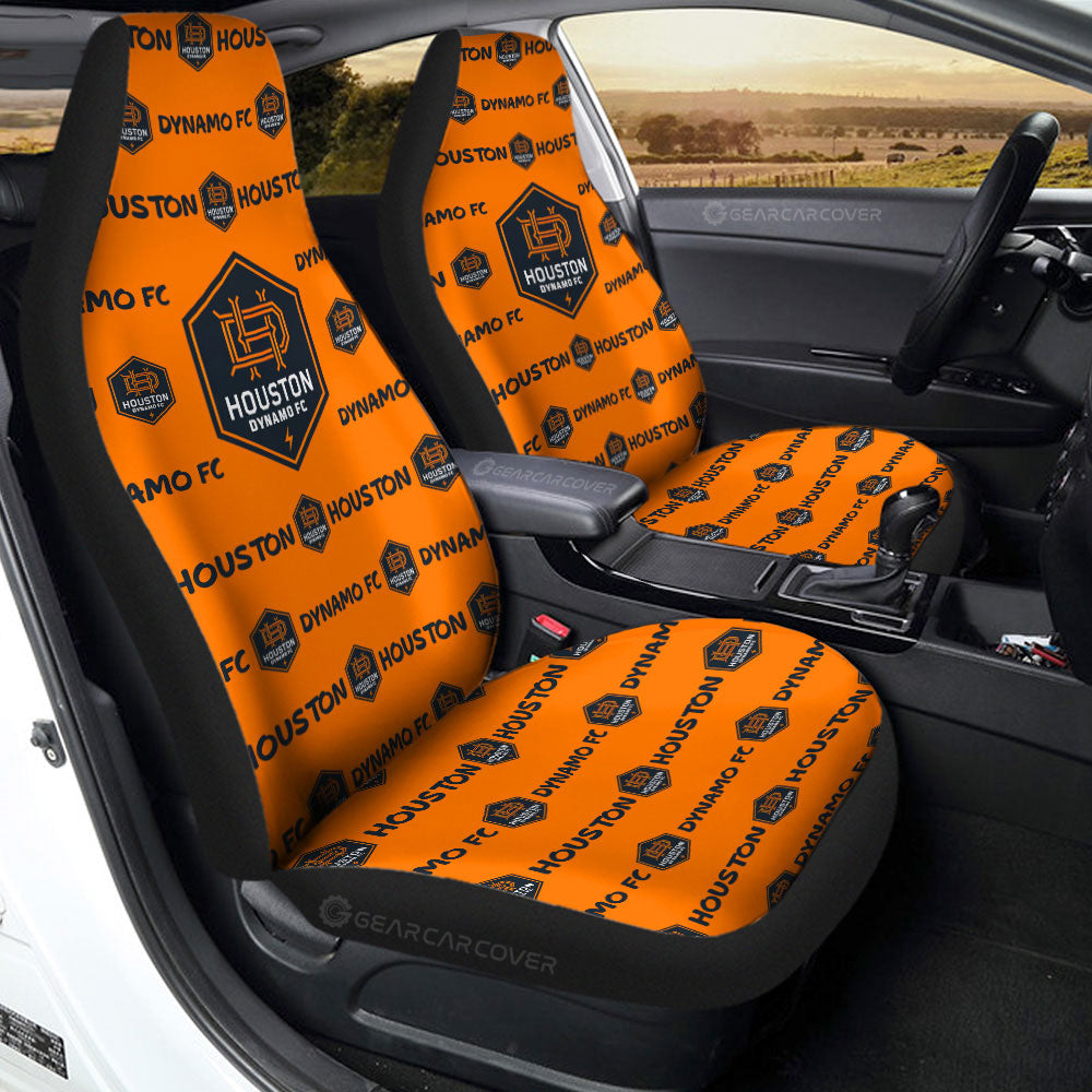 Houston Dynamo FC Car Seat Covers Sporty Team Collection