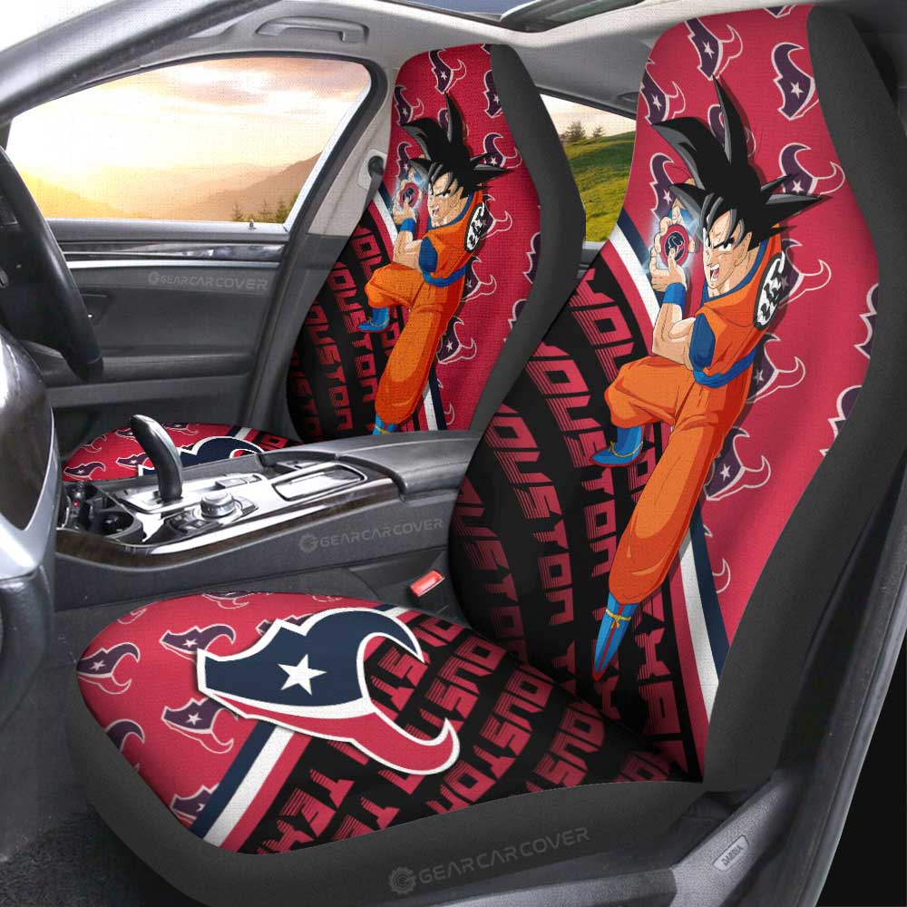 Houston Texans Car Seat Covers Goku Car Decorations For Fans