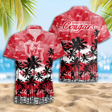 Houston Cougars Hawaiian Shirt Trending Summer.