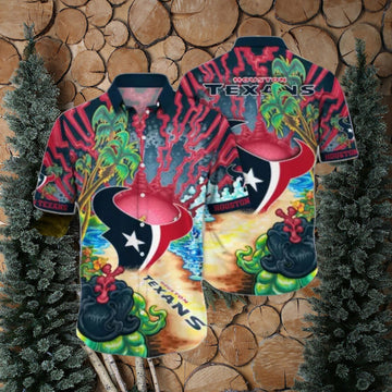 Houston Texans NFL Flower Hawaii Shirt Summer Football Shirts
