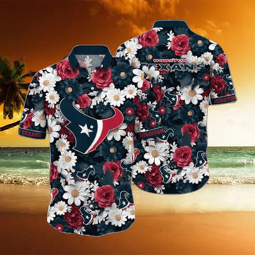 Houston Texans NFL Flower Hawaii Shirt Summer Football Shirts Style Gift For Men And Women