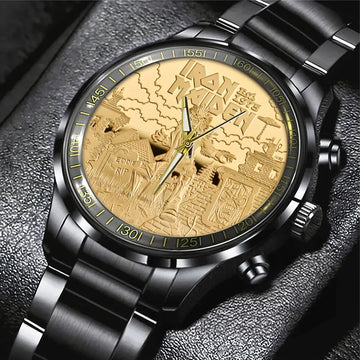 IRMA Black Stainless Steel Watch – TANTN 14340